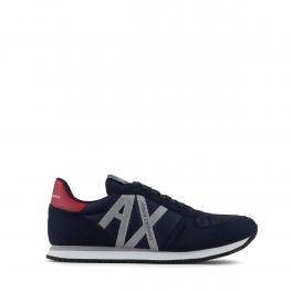 Armani Exchange Sneakers in mesh con inserti in suede - 1
