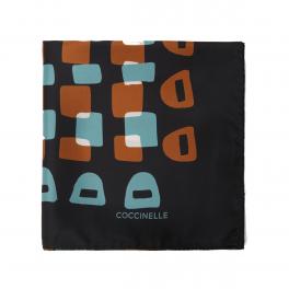 Coccinelle Foulard Square Dots Multicolor Noir - 1