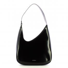 Coccinelle Hobo Bag Zelda Shiny Medium Noir - 1