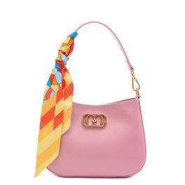 La Carrie Hobo Bag Small Gloss Pink - 1