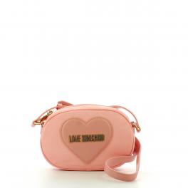 Love Moschino Camera Bag in Nylon con cuore - 1