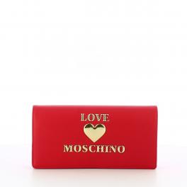 Love Moschino Portafoglio Padded Heart Rosso - 1