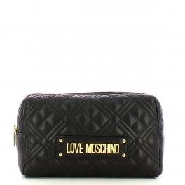 Love Moschino Beauty Case Padded Heart Nero - 1