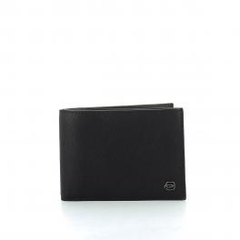 Men wallet with twelve slots Black Square-BLU-UN
